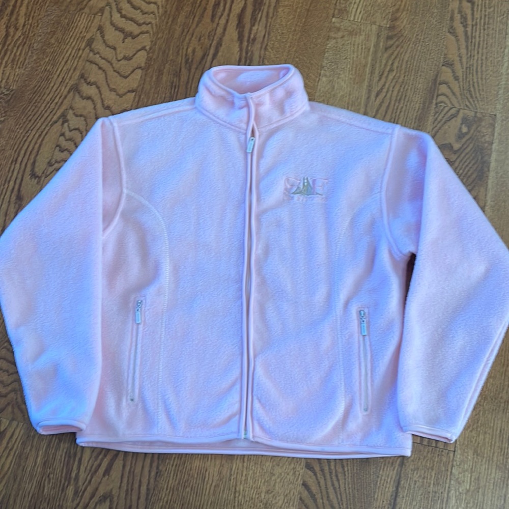San Francisco pink fleece jacket medium